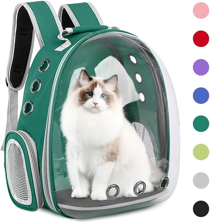 Pet Backpack Carrier, Bubble Backpack Cat Carrier, Pets and Small Dogs by Unknown