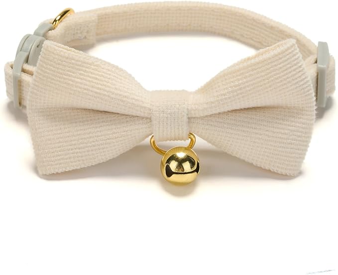 2 Pack Soft Corduroy Cat Collars - Image 3
