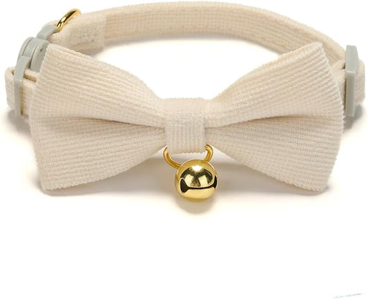 2 Pack Soft Corduroy Cat Collars - Image 2