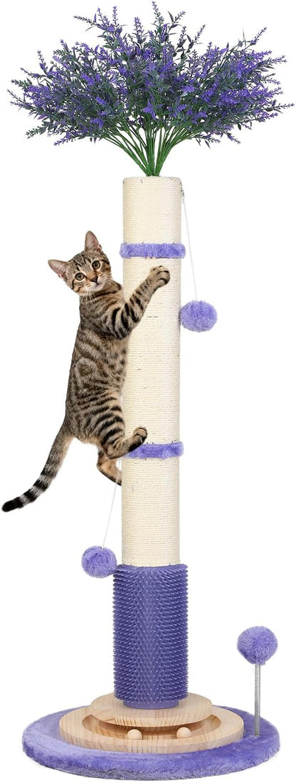 Cat Scratching Post for Indoor Large Adults, Cute Tree by COUNER