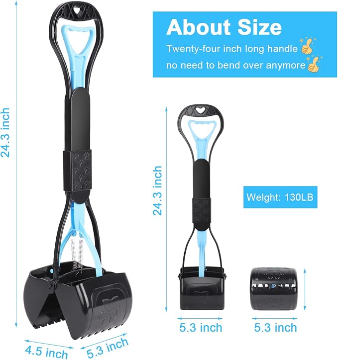 PPOGOO Non-Breakable Pooper Scooper - Image 5