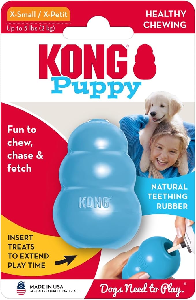 KONG Puppy - Natural Teething Rubber Chew Toy - Image 10