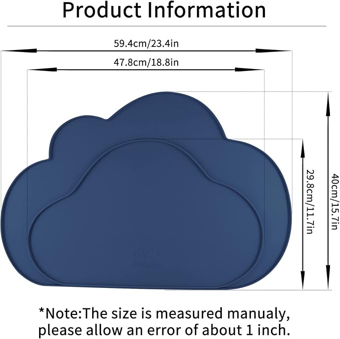 Ptlom Silicone Pet Feeding Mat for Dogs and Cats, High-Lips Pet Placemat - Image 2
