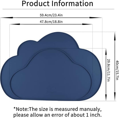 Ptlom Silicone Pet Feeding Mat for Dogs and Cats, High-Lips Pet Placemat - Image 2