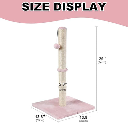 Dimaka Tall Cat Scratching Post, Claw Scratcher - Image 2