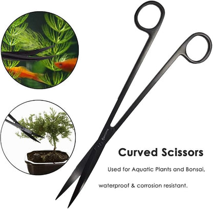 Aquarium Tweezers, Capetsma Stainless Steel Aquarium Plant Tools Long - Image 4