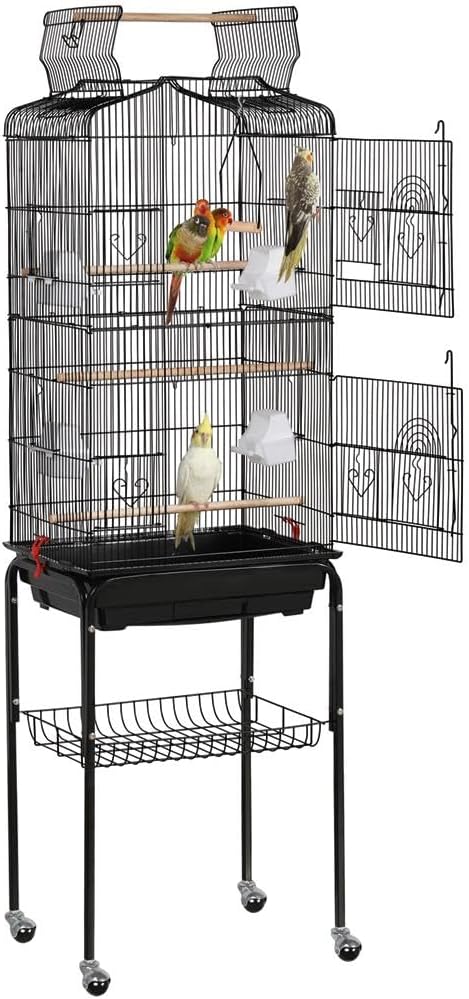 Yaheetech 64-inch Play Open Top Medium Small Bird Cage by Yaheetech