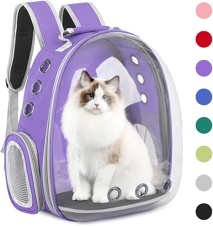 Pet Backpack Carrier, Bubble Backpack Cat Carrier, Pets and Small Dogs by Unknown