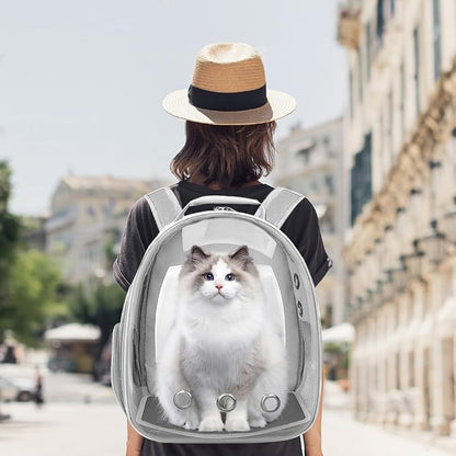 Pet Backpack Carrier, Bubble Backpack Cat Carrier, Pets and Small Dogs - Image 3