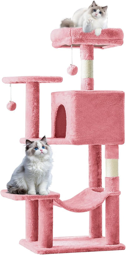Sweetcrispy 44 Inch Cat Tree Tower, Cat Climbing Tower - Image 7