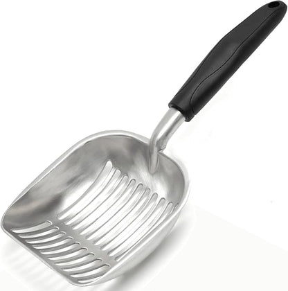 Cat Litter Scoop, Kitty Metal Scooper, Aluminum Alloy Sifter, Kitten Pooper by Frxat
