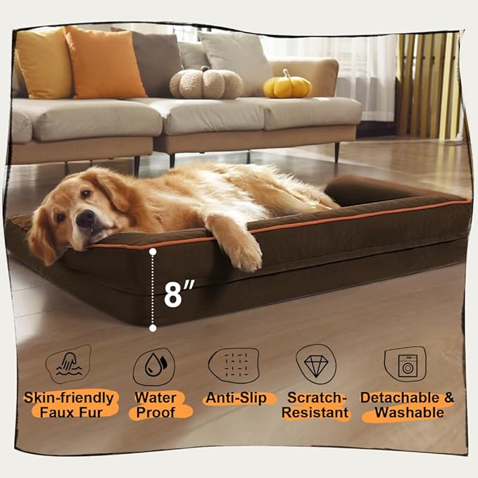 Large Dog Bed Orthopedic Washable - Image 6