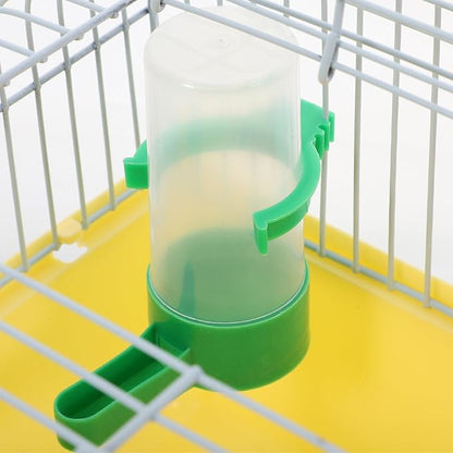 Portable Bird Cage with Waterer Food Box and Perch Lightweight Spacious Travel - Image 6