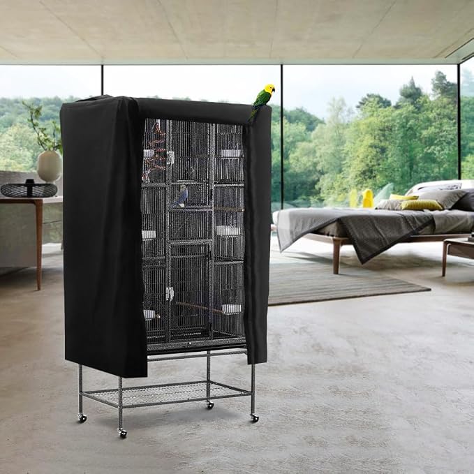 POPETPOP Universal Bird Cage Cover, Good Night Parrot Cage Cover - Image 9