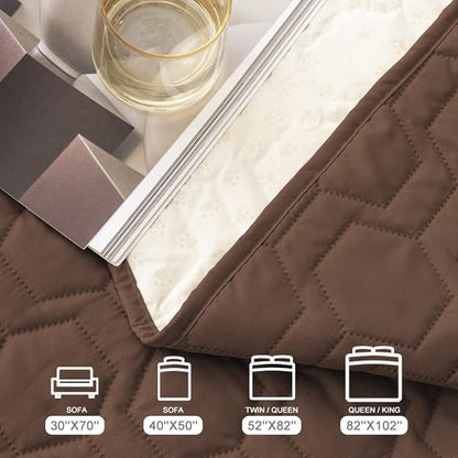 Waterproof and Anti-Slip Dog Bed Cover and Pet Blanket Sofa Pet Bed Mat car - Image 6