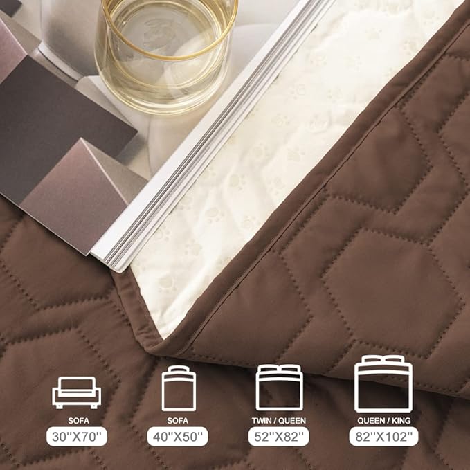 Waterproof and Anti-Slip Dog Bed Cover and Pet Blanket Sofa Pet Bed Mat car - Image 6