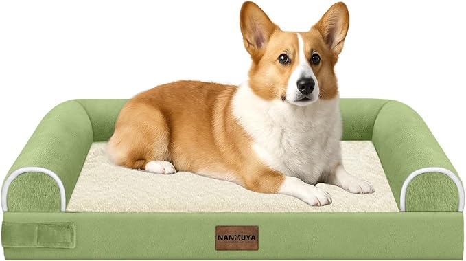 Medium Large Dog Bed Orthopedic Washable: Beds Bolster Medium Large Sized Dog by Nanuya