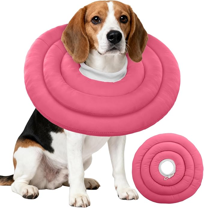 IDOMIK Dog Recovery Collar, Waterproof Soft Dog Cone After Surgery, Comfy by IDOMIK