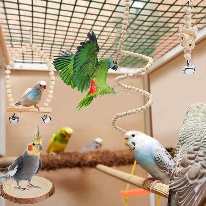 9-Piece Parrots Chewing Toy Set - Image 5