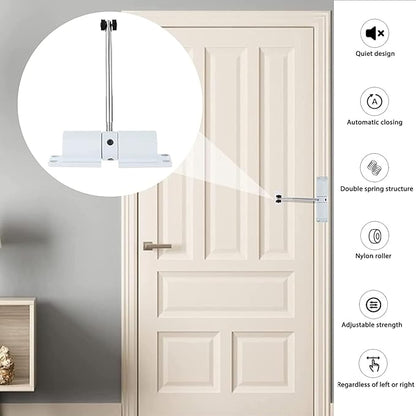 Automatic Door Closer, Zinc Alloy Safety Spring Door Closer Adjustable 30 kg - Image 6