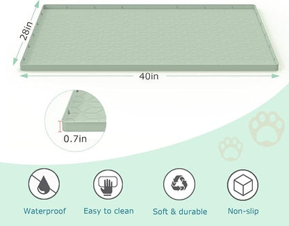 Cat Litter Mat, Silicone Large Cat Mat - Image 3