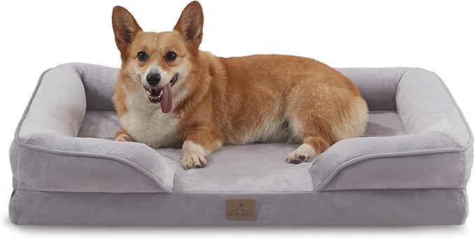 Bedfolks Orthopedic Dog Bed, Waterproof Dog Sofa Bed by Bedfolks