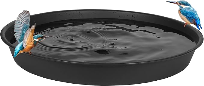 2 Pack of 18 19 inch Plant Saucer, 2.7" Depth Tray, Large Deep Garden Plastic - Image 3