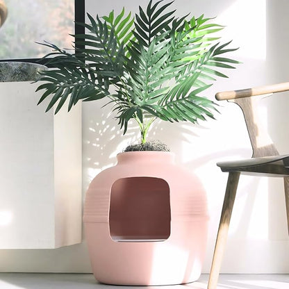 Good Pet Stuff Hidden Litter Box Planter, Decorative Cat Litter Enclosure - Image 3