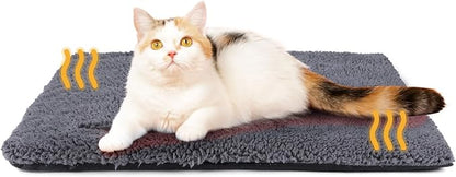 Self Warming Cat Bed Self Heating Cat Dog Mat 24 x 18 inch Extra Warm Thermal by MoraPets