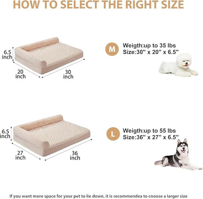 BFPETHOME Orthopedic Dog Beds for Large Dogs-Waterproof Sofa Dog Bed - Image 5