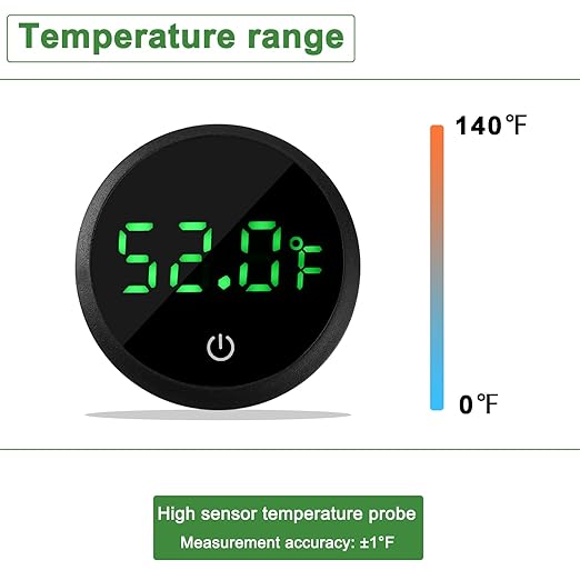 Aquarium Thermometer Digital Fish Tank Thermometer Led Display Fish Tank - Image 4
