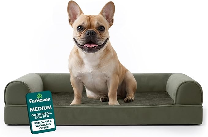 FurHaven Classic Soft Sofa Orthopedic Dog Bed by FurHaven