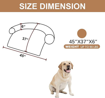 Tinaco Calming Dogs/Cats Bed Mats, Dog Pad Washable Removable Couch Cover - Image 2