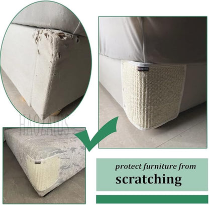 2PCS Cat Scratcher Mat Sofa Protector Natural Sisal Cat Scratching Mat Cat - Image 2