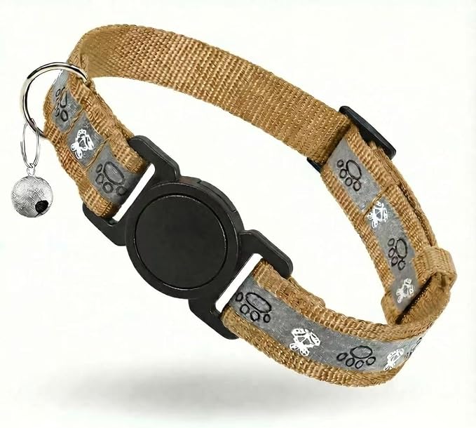 Cat Collar Breakaway, Reflective Kitten Collar by ODOKELE