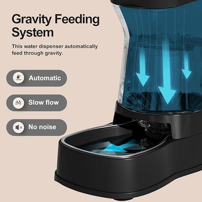 Gardner Pet Automatic Dog Water Dispenser Gravity Stainless Steel Water Waterer - Image 2