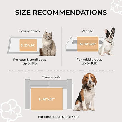 1 Pack 3 Calming Blankets Fluffy Premium Fleece Pet Blanket Soft Sherpa Throw - Image 3