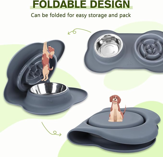 Pecute Slow Feeder Dog Bowls to Slow Down Eating, Dog Bowl Slow Feeder - Image 6