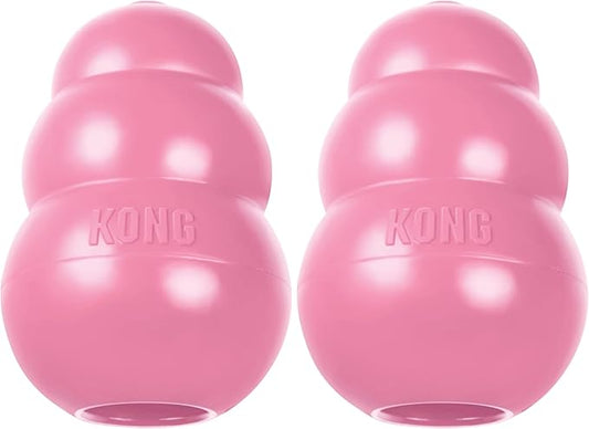 KONG - Puppy Toy Natural Teething Rubber - Fun to Chew, Chase and Fetch - by KONG
