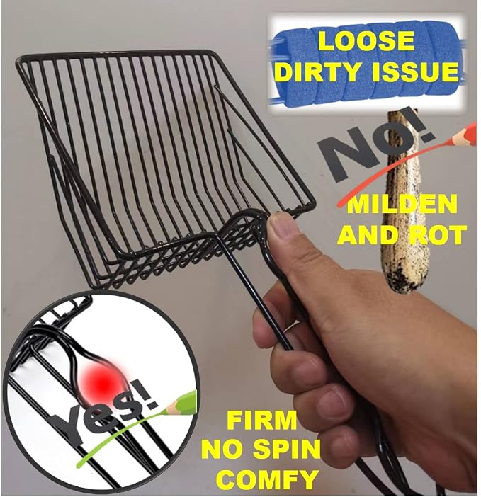 Metal Cat Litter Scoop, Fast Kitty Box Pooper Scooper - Image 6