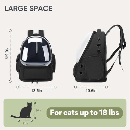 Breathable Cat Backpack Carrier, Large Space Cat Bubble Backpack - Image 7