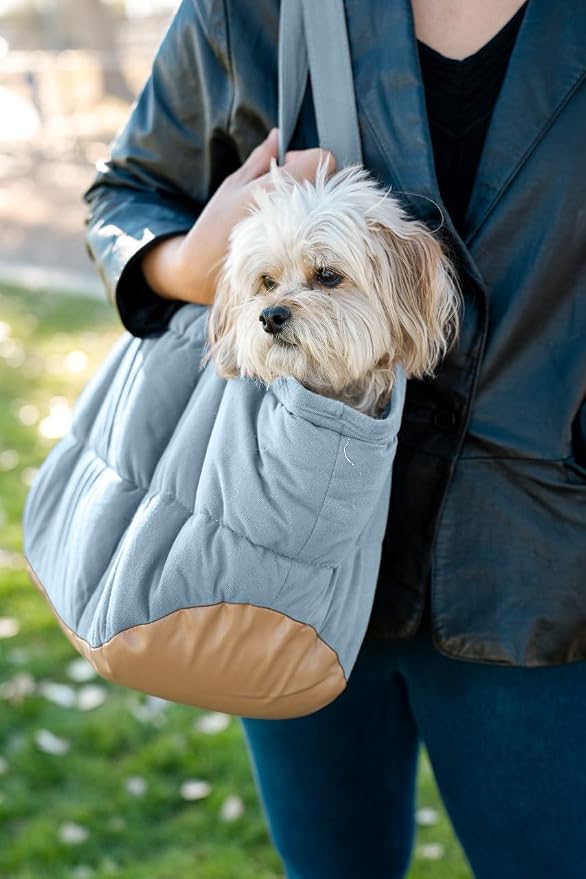 Plush Dog Purse Carrier for Small Dogs, Soft Dog Tote Bag - Image 8