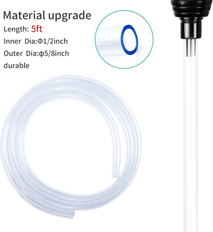 Aquarium Gravel Vacuum Cleaner, Fish Tank Water Changer, Hand Pump Siphon - Image 3