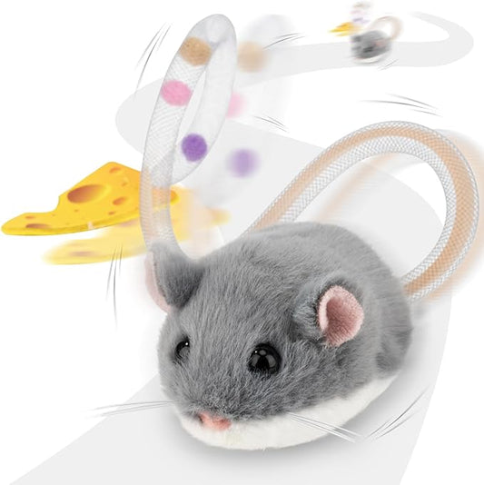 Migipaws Interactive MigiMouse Cat Toy 360° Rolling & Spin by MigipawsCreateMoreEnjoymenttoPetsandFamily
