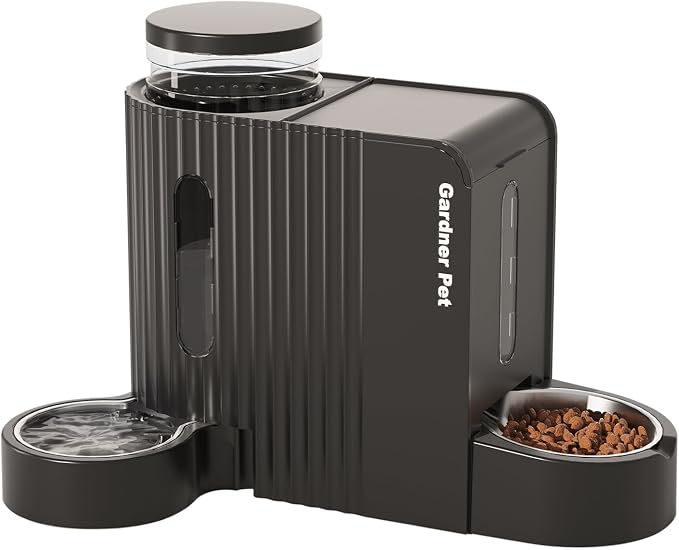 Gardner Pet Gravity Automatic 2-in-1 Pet Feeder, 0.8 Gallons*2 Cat Feeder and by GardnerPet