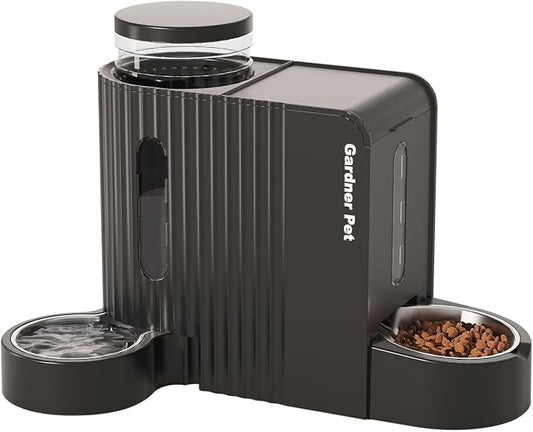 Gardner Pet Gravity Automatic 2-in-1 Pet Feeder, 0.8 Gallons*2 Cat Feeder and by GardnerPet