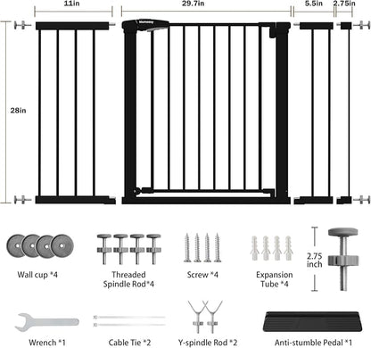 Mumeasy 29.7–51 Inch Extra Wide Baby Gate - Image 2