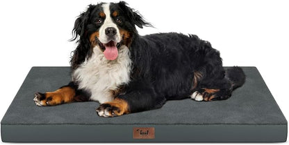 Orthopedic Dog Crate Bed for Extra Large Dogs, XXL Waterproof Comfort Pet Bed by TailStories