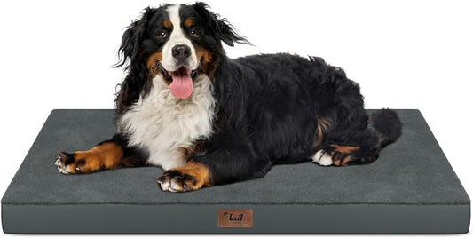 Orthopedic Dog Crate Bed for Extra Large Dogs, XXL Waterproof Comfort Pet Bed by TailStories
