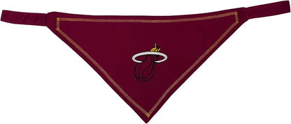 Pets First NBA Miami Heat TIE Bandana, Size Large/X-Large. Dog Bandana Scarf Bib - Image 2
